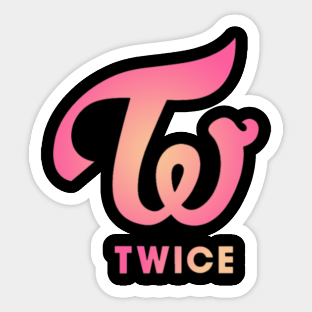 Twice logo - Twice - Sticker | TeePublic